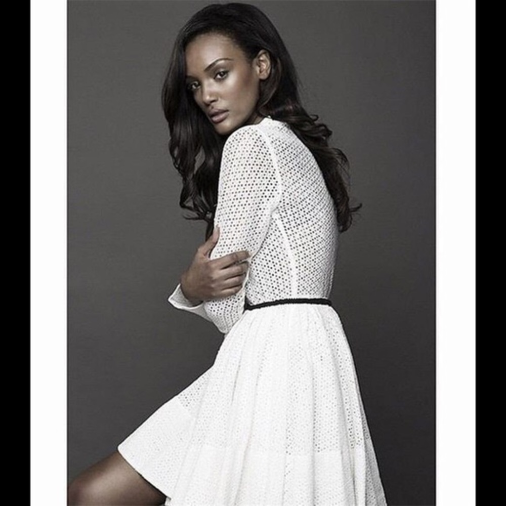 Maje Rayane Lace Puffball Dress